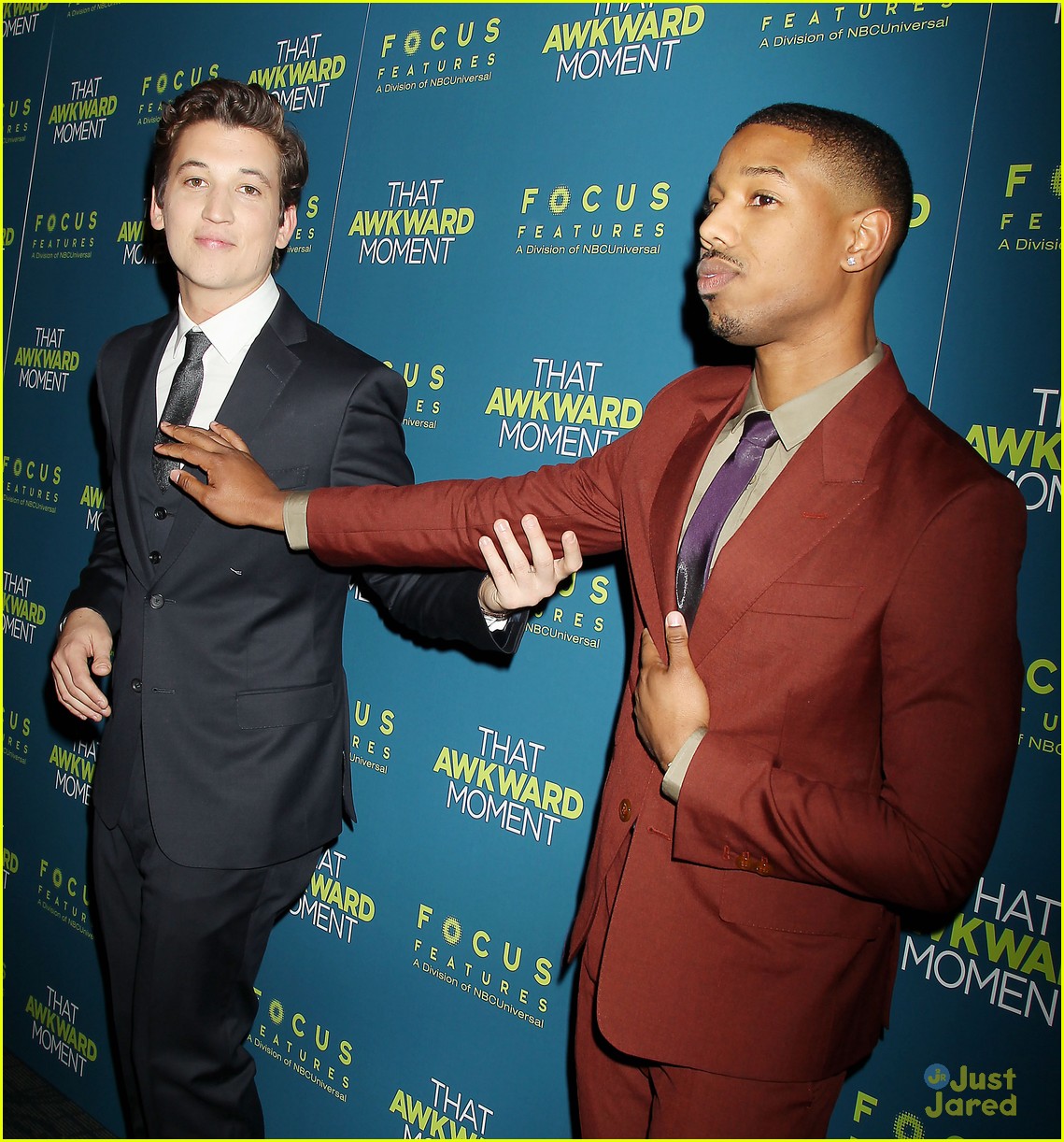 Michael B. Jordan & Miles Teller: 'That Awkward Moment' NYC Premiere ...