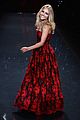 annasophia robb red dress fashion show 2014 09