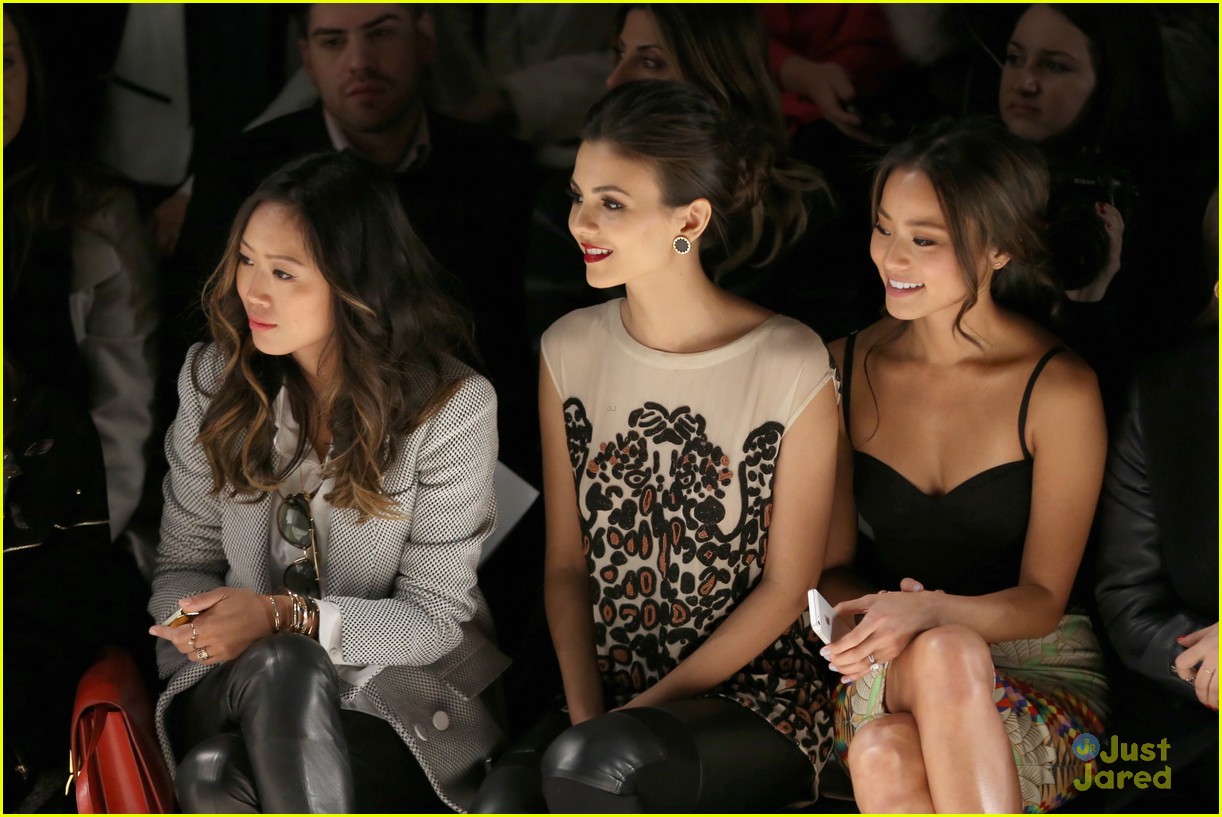 Victoria Justice & Jamie Chung: Mara Hoffman Front Row at NYFW | Photo