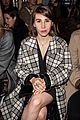 zosia mamet front row at carven fashion show 05