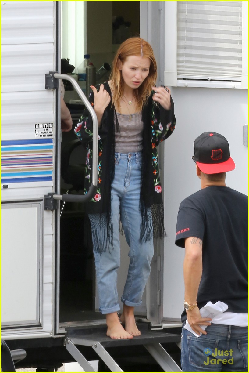 Ashley Greene & Emily Browning: Beach Day on 'Shangra-La Suite' Set