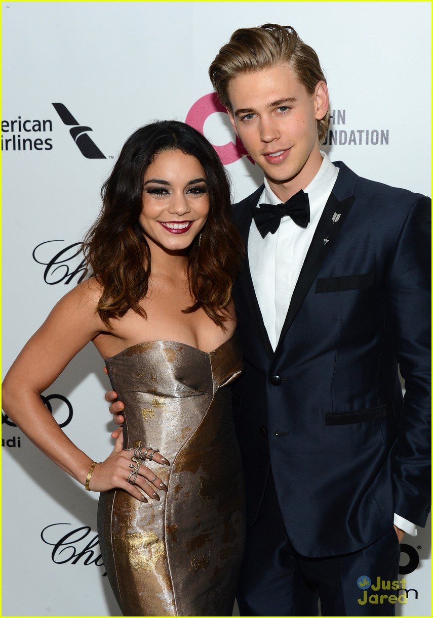 Vanessa Hudgens & Austin Butler EJAF Oscars Party Pair! Photo 648727