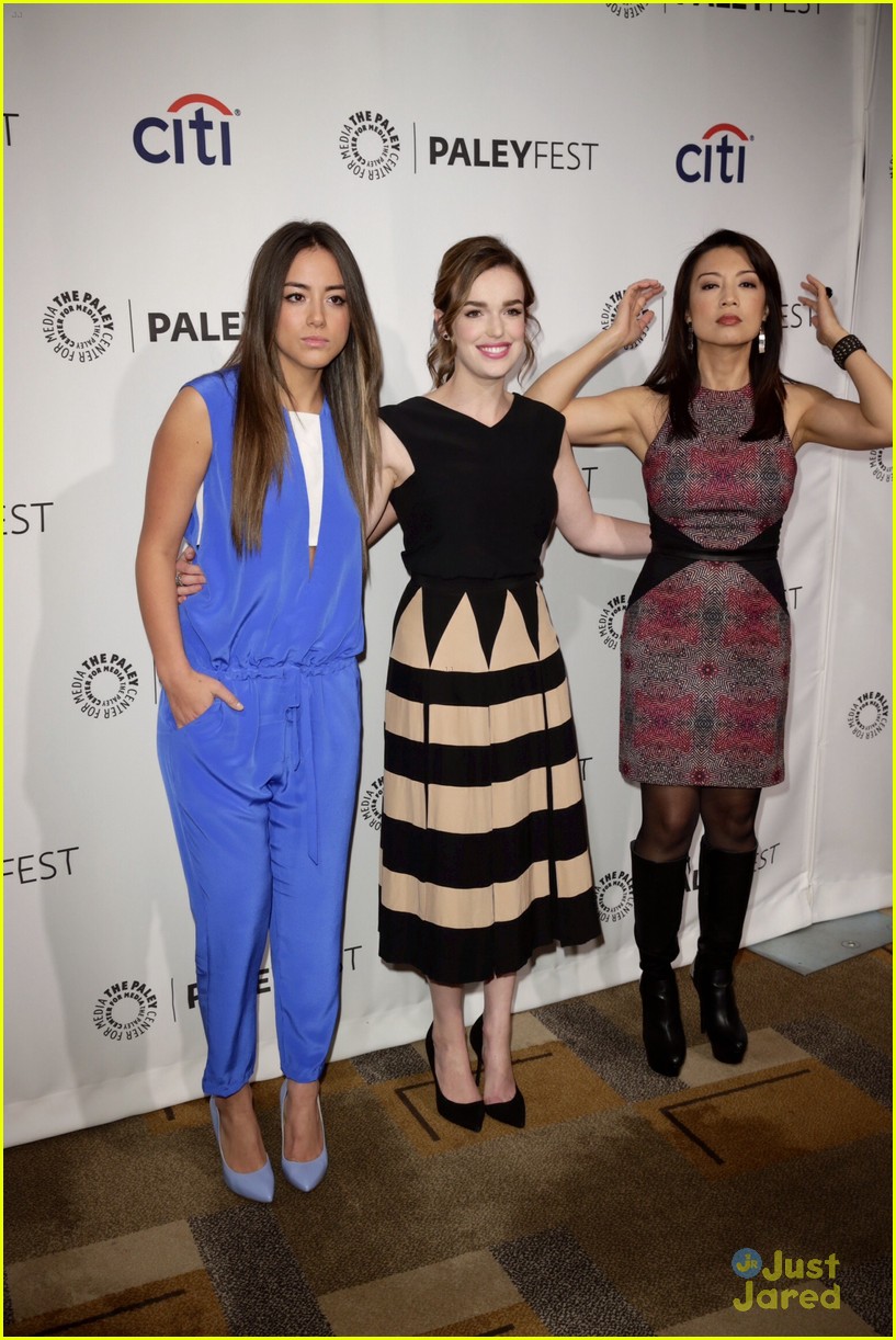 Chloe Bennet And Elizabeth Henstridge Agents Of Shield Panel At Paleyfest 2014 Photo 