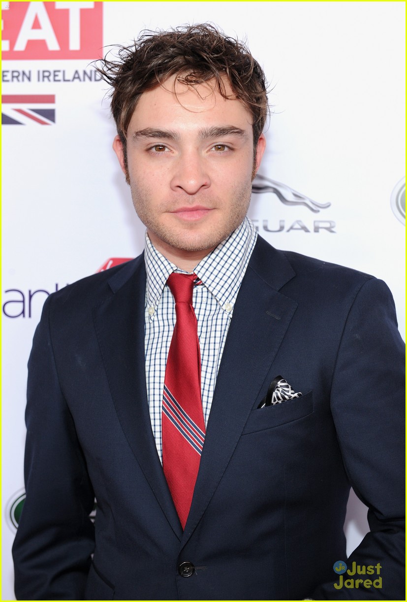 Emma Rigby & Ed Westwick: GREAT British Oscar Reception 2014 | Photo