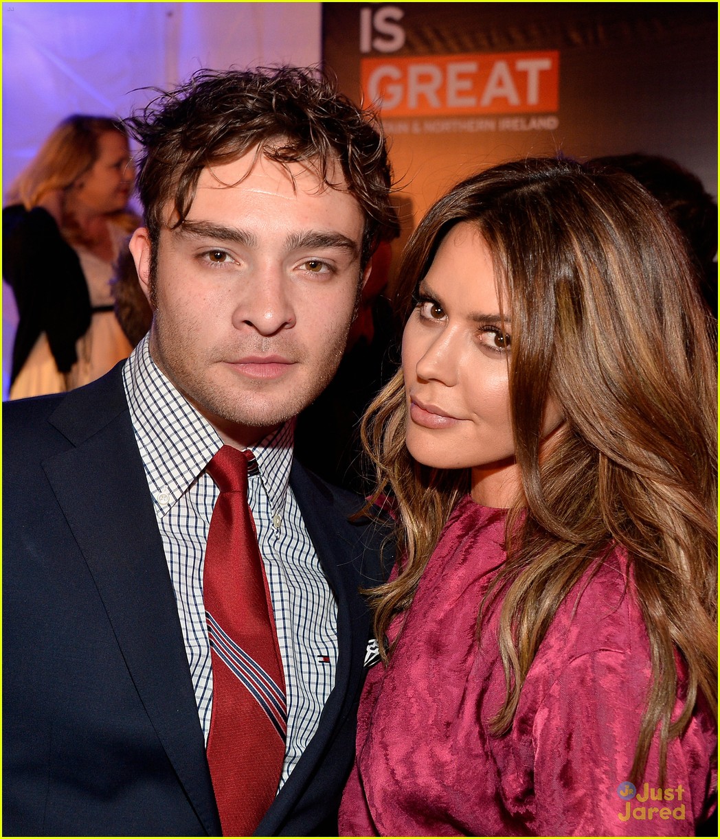 Emma Rigby & Ed Westwick: GREAT British Oscar Reception 2014 | Photo