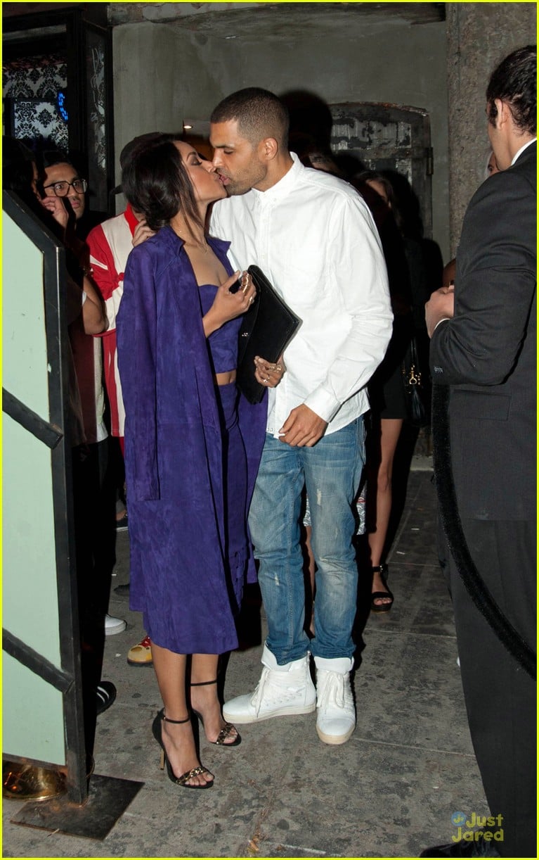 Full Sized Photo of kat graham fiance cottrell guidry kiss at joyrich ...