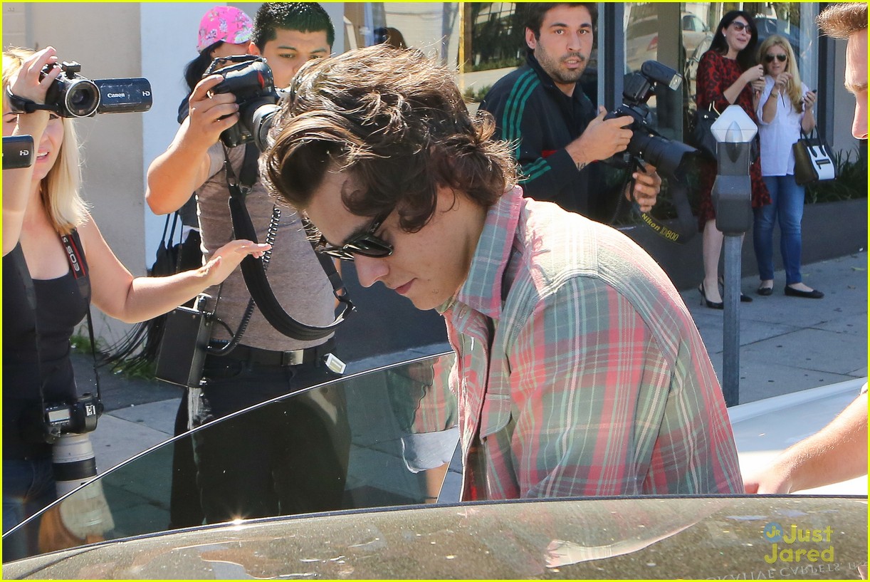 Harry Styles Braves Sea of Paparazzi for Lunch in West Hollywood: Photo  651978, Harry Styles, One Direction Pictures