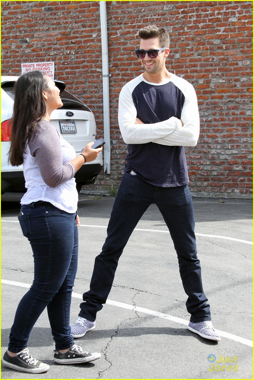 James Maslow & Peta Murgatroyd Head to Dance Practice After KCAs 2014