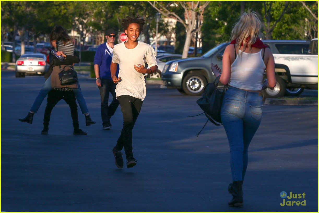 Kendall And Kylie Jenner Get Huge Hugs From Jaden Smith At Their Favorite