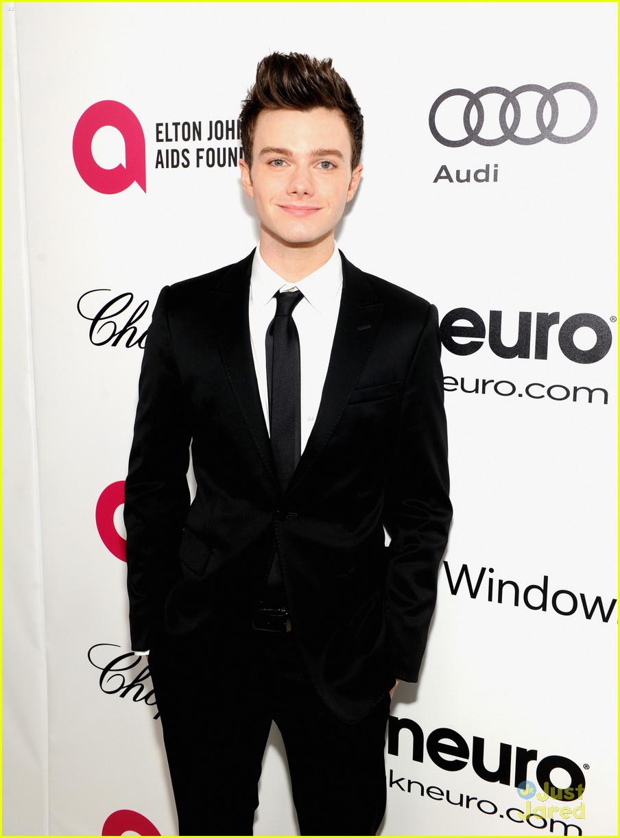 Joe Jonas & Chris Colfer: EJAF Oscars Party with Leven Rambin | Photo ...