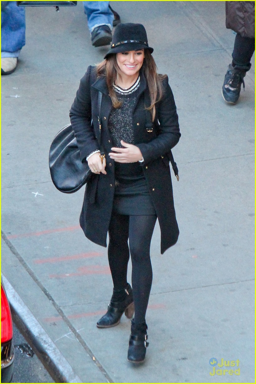 Lea Michele: Outfit Changes For More 'Glee' in NYC! | Photo 652470