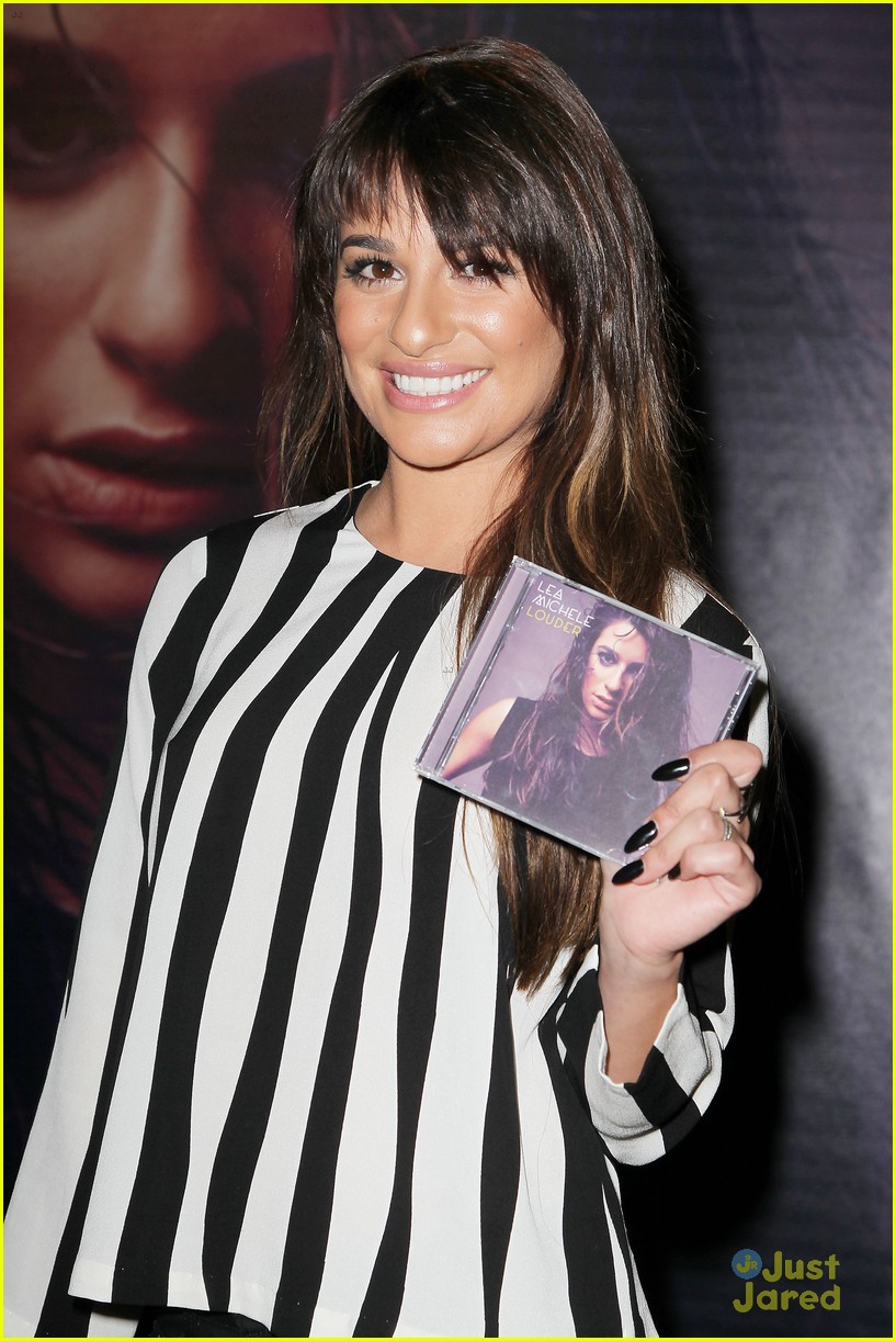 Lea Michele Promotes Debut Album Louder On The Tonight Show Photo 649321 Photo Gallery 