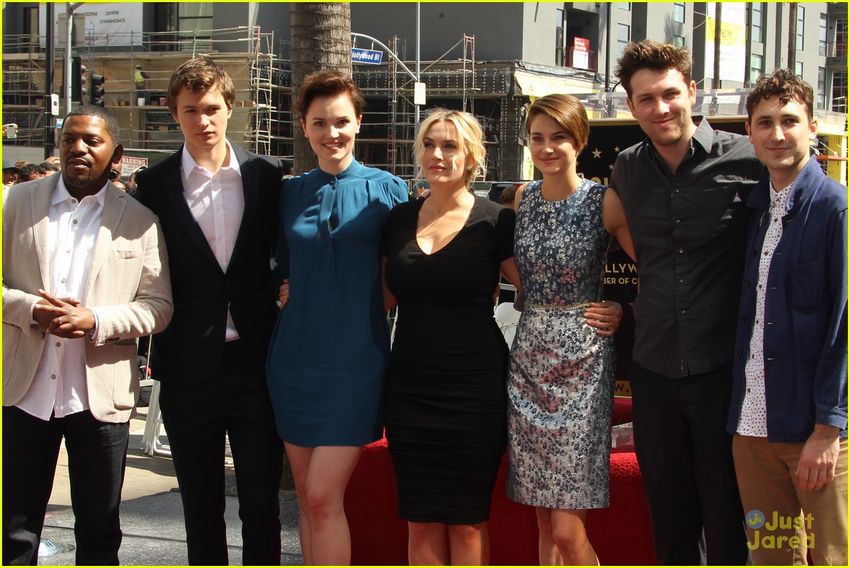 Shailene Woodley & Ansel Elgort Support 'Divergent' Co-Star Kate