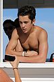 austin mahone shirtless beachside selfies with fans 21