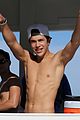austin mahone shirtless beachside selfies with fans 25