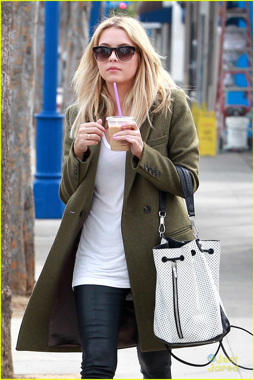 Ashley Benson Wears Cool Leopard Sneakers for Brunch | Photo 660115
