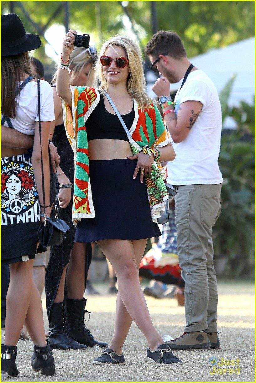 Dianna Agron Captures Memories at Coachella 2014 with Thomas Cocquerel ...