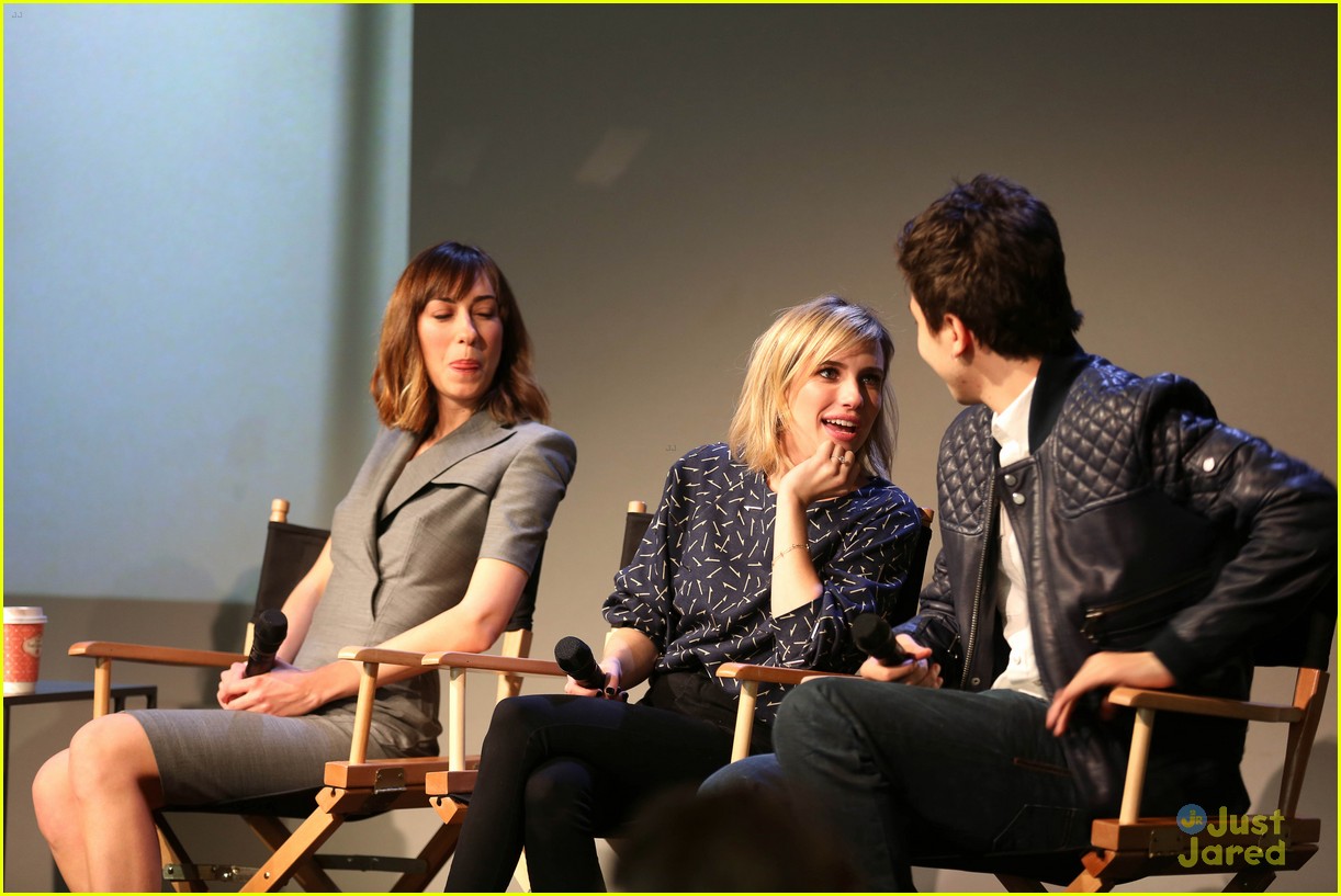 Nat Wolff Makes Emma Roberts Laugh Lots at The Apple Store | Photo ...