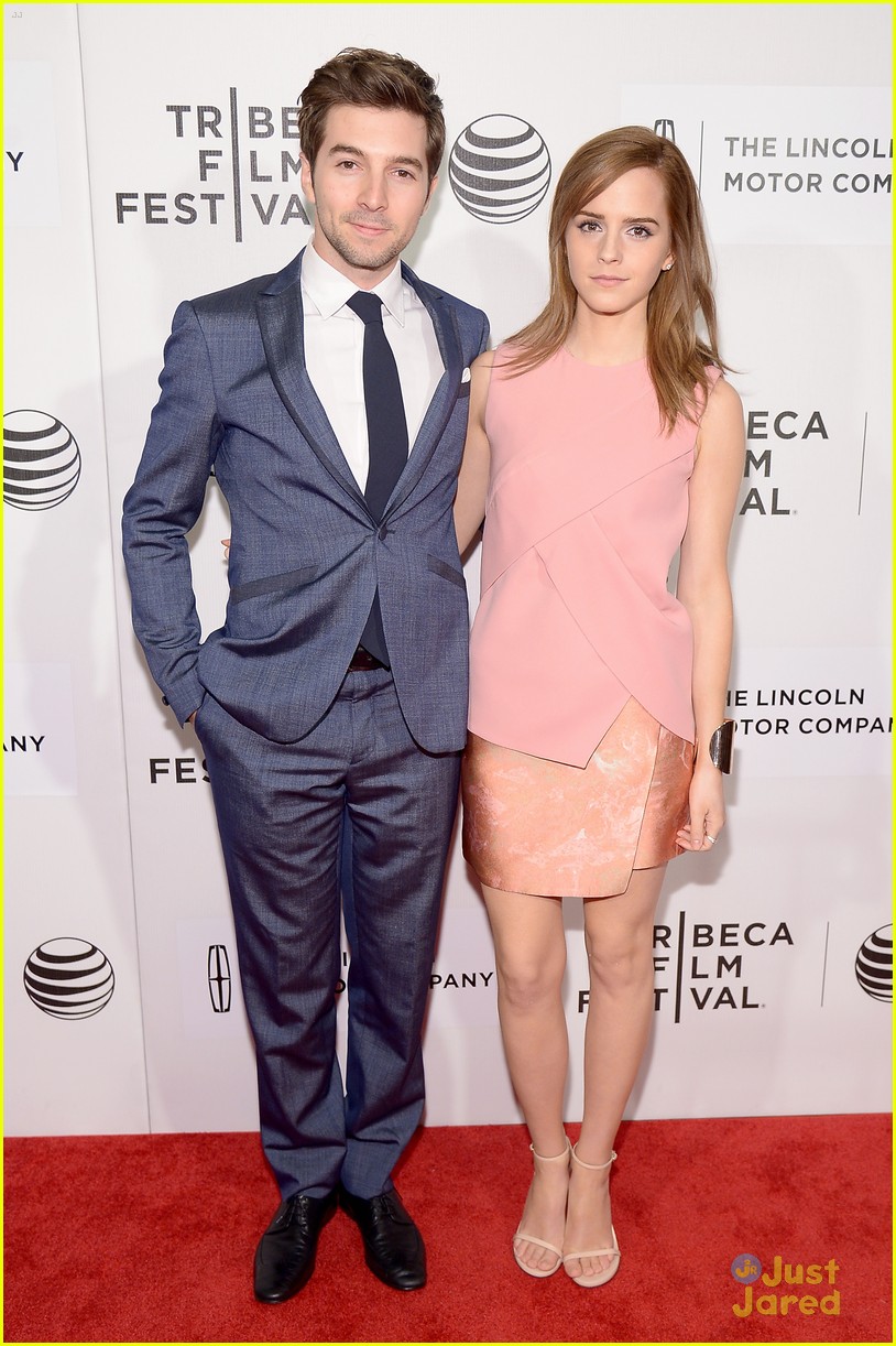 Emma Watson Joins Roberto Aguire On The 'Boulevard' at Tribeca 2014