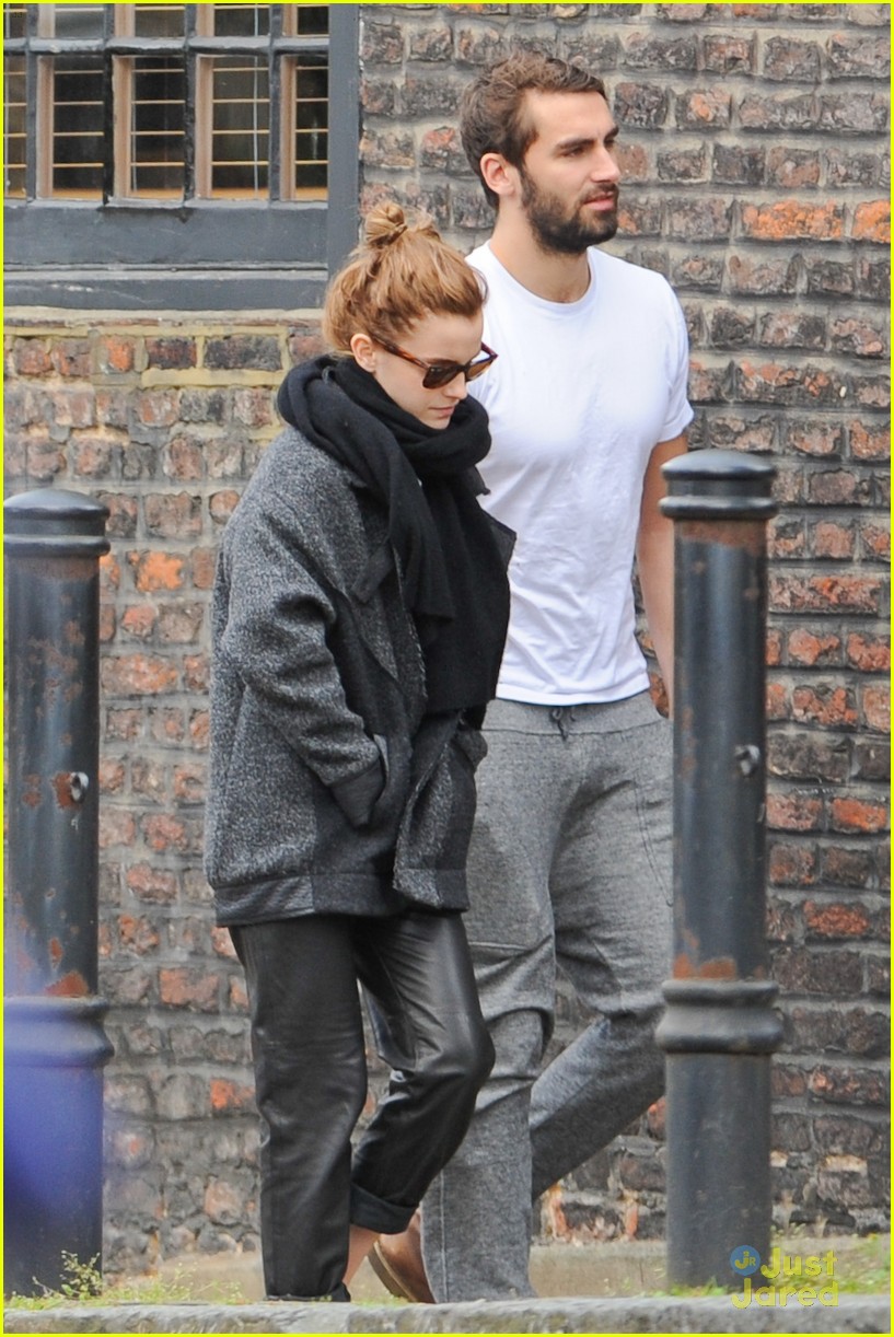 Emma Watson & Boyfriend Matthew Janney Take Casual Weekend Stroll