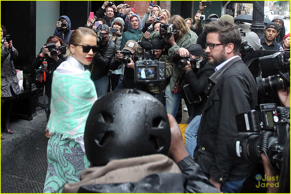 Full Sized Photo of rita ora mint chic last minute nyc show 08 | Rita