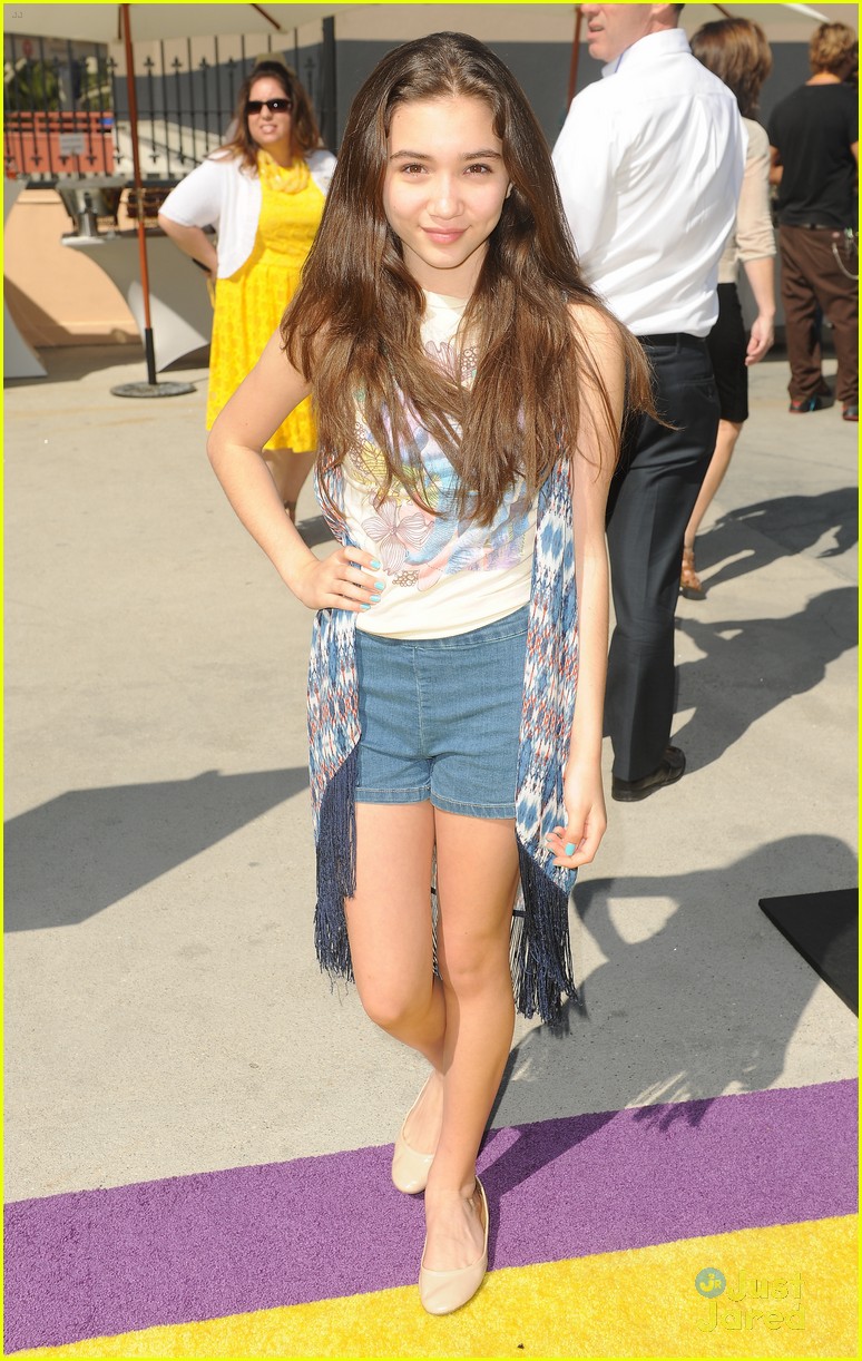 Rowan Blanchard Ready To Ride Despicable Me's Minion Mayhem! Photo