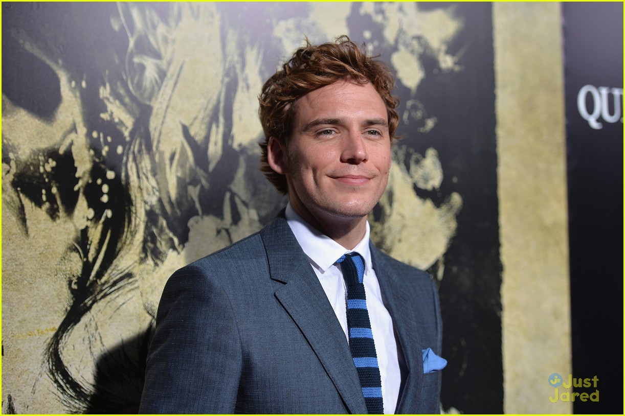 Full Sized Photo of sam claflin olivia cooke the quiet ones los angeles