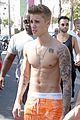 justin bieber continues going shirtless cannes 06