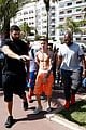 justin bieber continues going shirtless cannes 18
