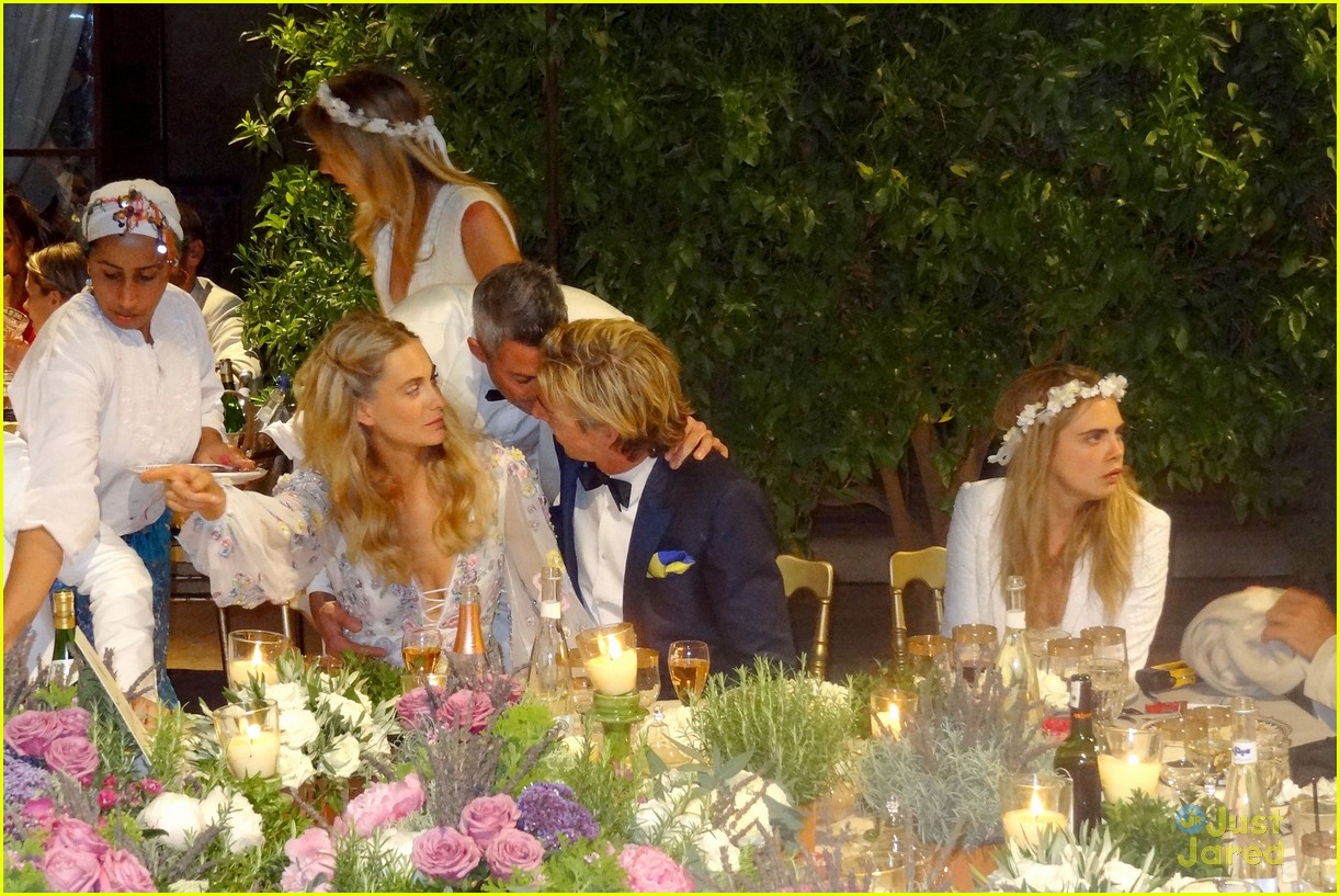 Cara Delevingne is a Flower Princess at Sister Poppy's Second Wedding ...