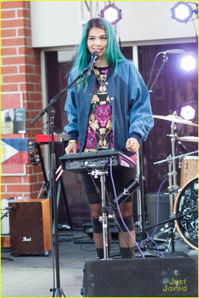 Hayley Kiyoko Takes a Break from 'Jem & the Holograms' Filming for