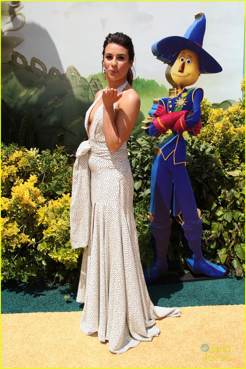 Full Sized Photo Of Lea Michele Follows The Yellow Brick Road At Legends Of Oz Dorothys Return 