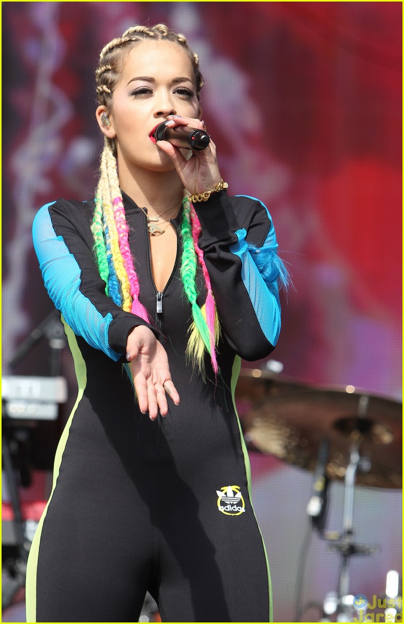 Rita Ora & Calvin Harris Bring Color to BBC Radio 1's Big Weekend