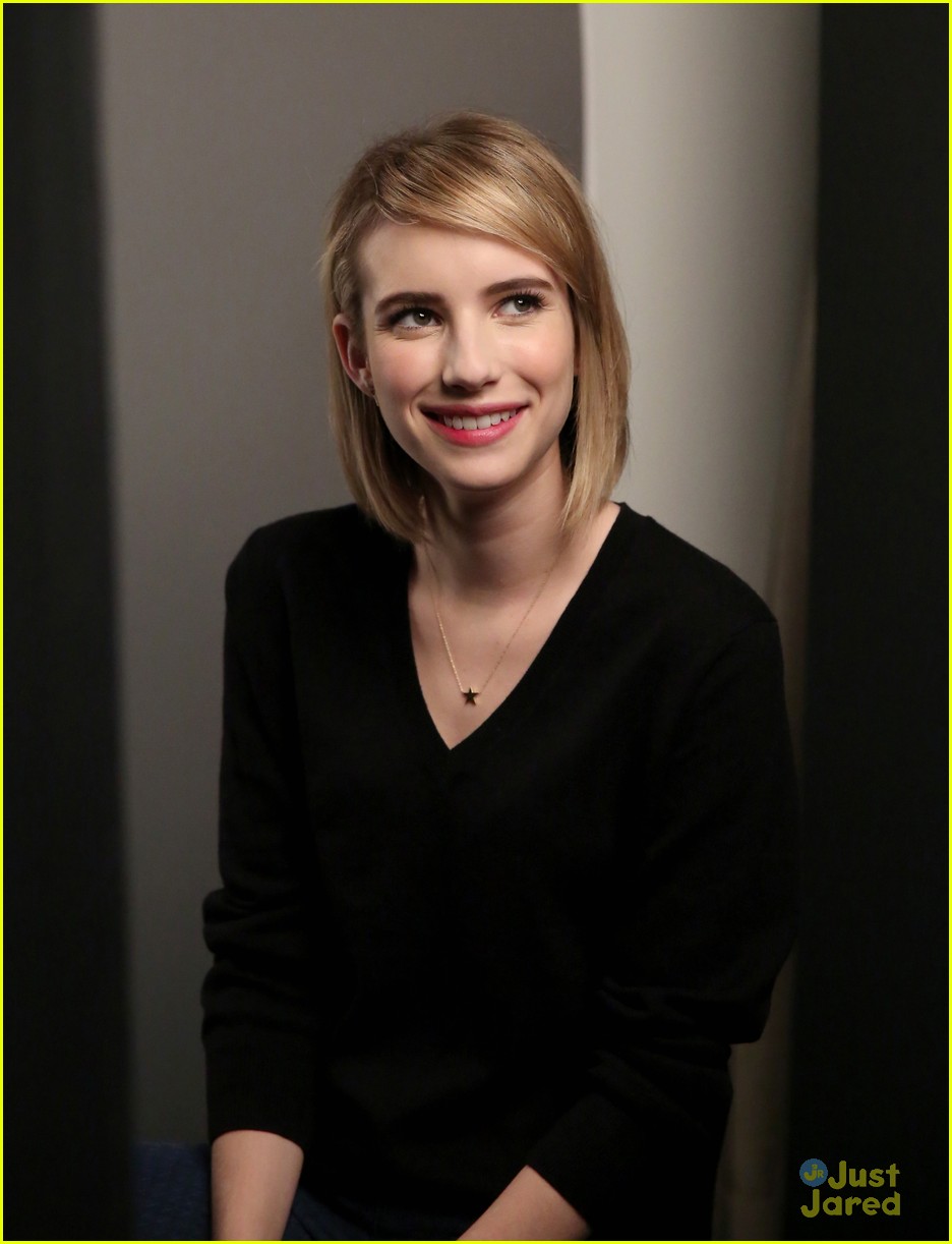 Emma Roberts Joins Other Television Talents at the Variety Studio