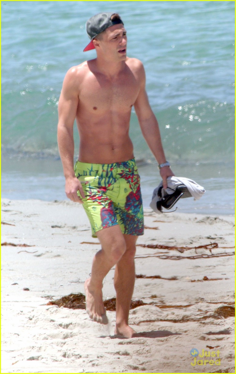 Full Sized Photo of colton haynes shirtless beach 04 | Colton Haynes ...