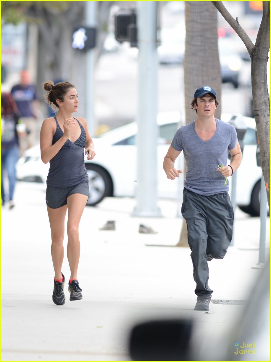 Ian Somerhalder And Nikki Reed Go For A Jog Together Photo 696887 Photo Gallery Just Jared Jr 7802