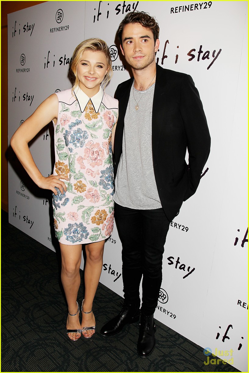 Chloe Moretz Jamie Blackley Premiere If I Stay In The Big Apple Photo Photo