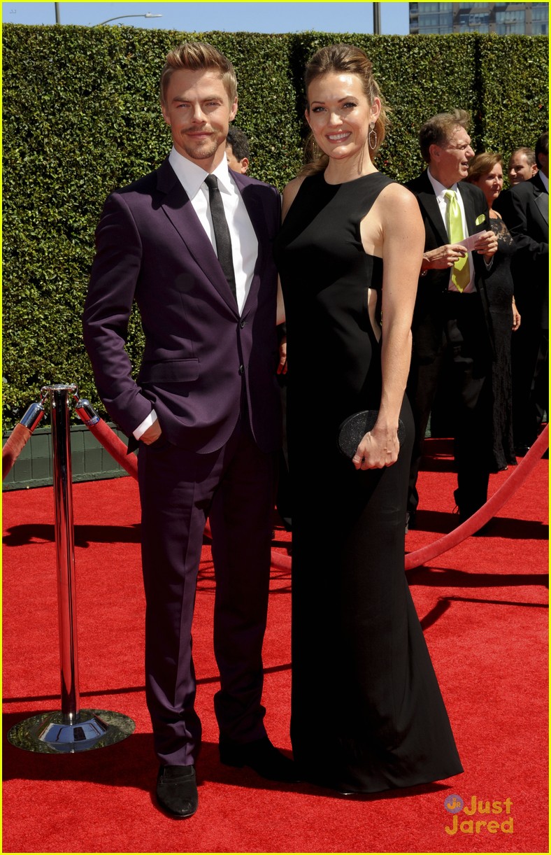 Derek Hough & Amy Purdy Reunite For Creative Arts Emmys 2014 Photo