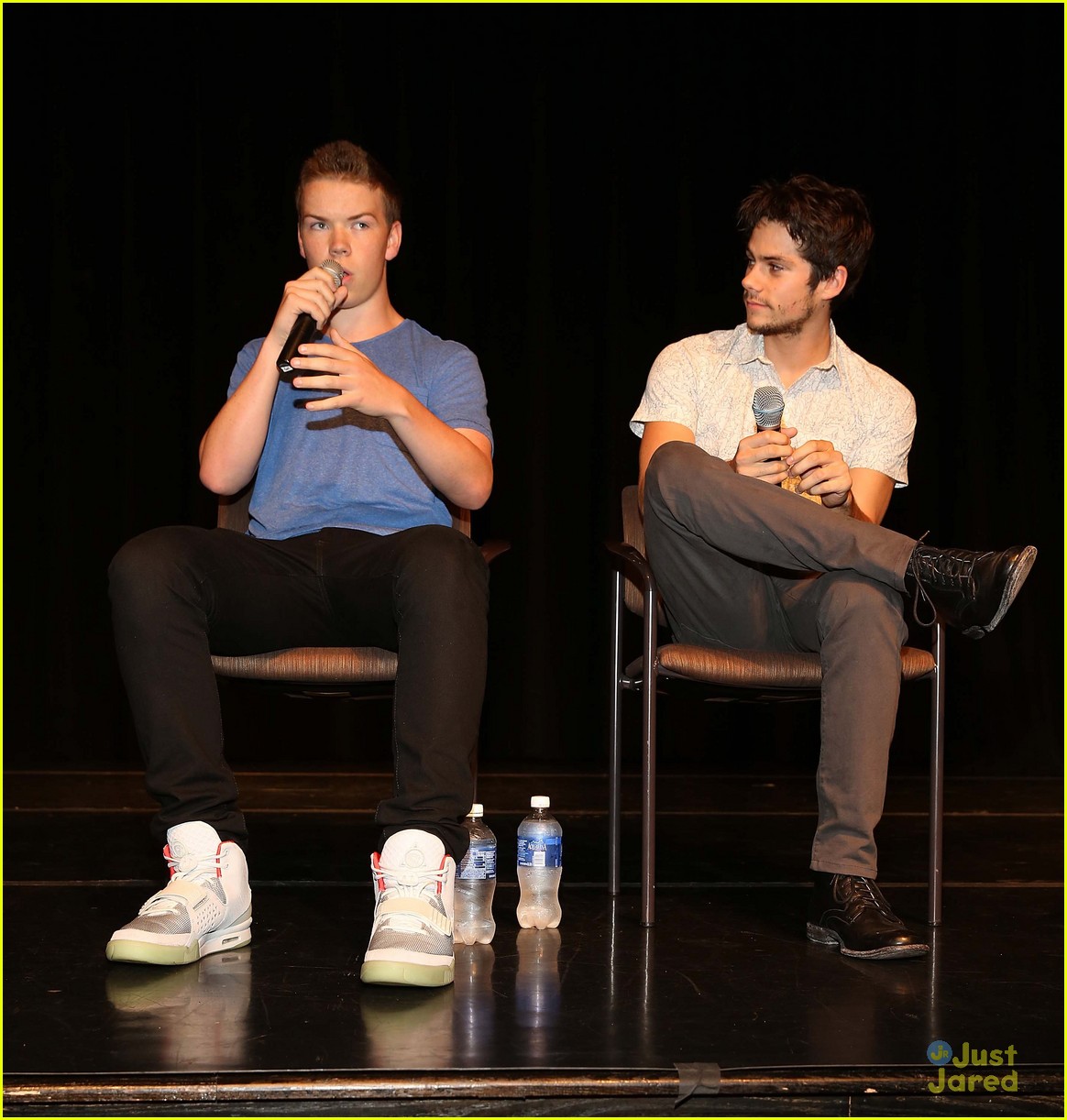 Dylan O'Brien & Will Poulter Get Crazy With Fans at 'Maze Runner' Meet