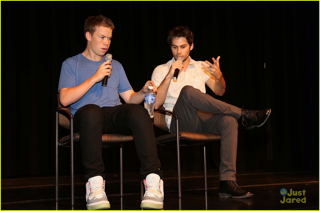 Dylan O'Brien & Will Poulter Get Crazy With Fans at 'Maze Runner' Meet