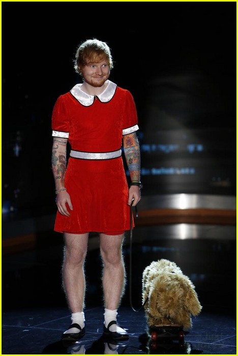 Ed Sheeran Wears Dress For Little Orphan Annie Skit on 'Kimmel' - Watch It  Here!: Photo 712168 | Ed Sheeran Pictures | Just Jared Jr.