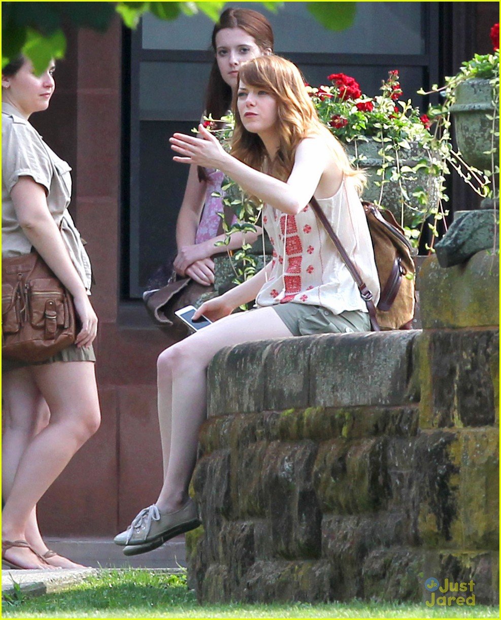 Emma Stone Looks Like She's About to Flip for Untitled Woody Allen Film ...