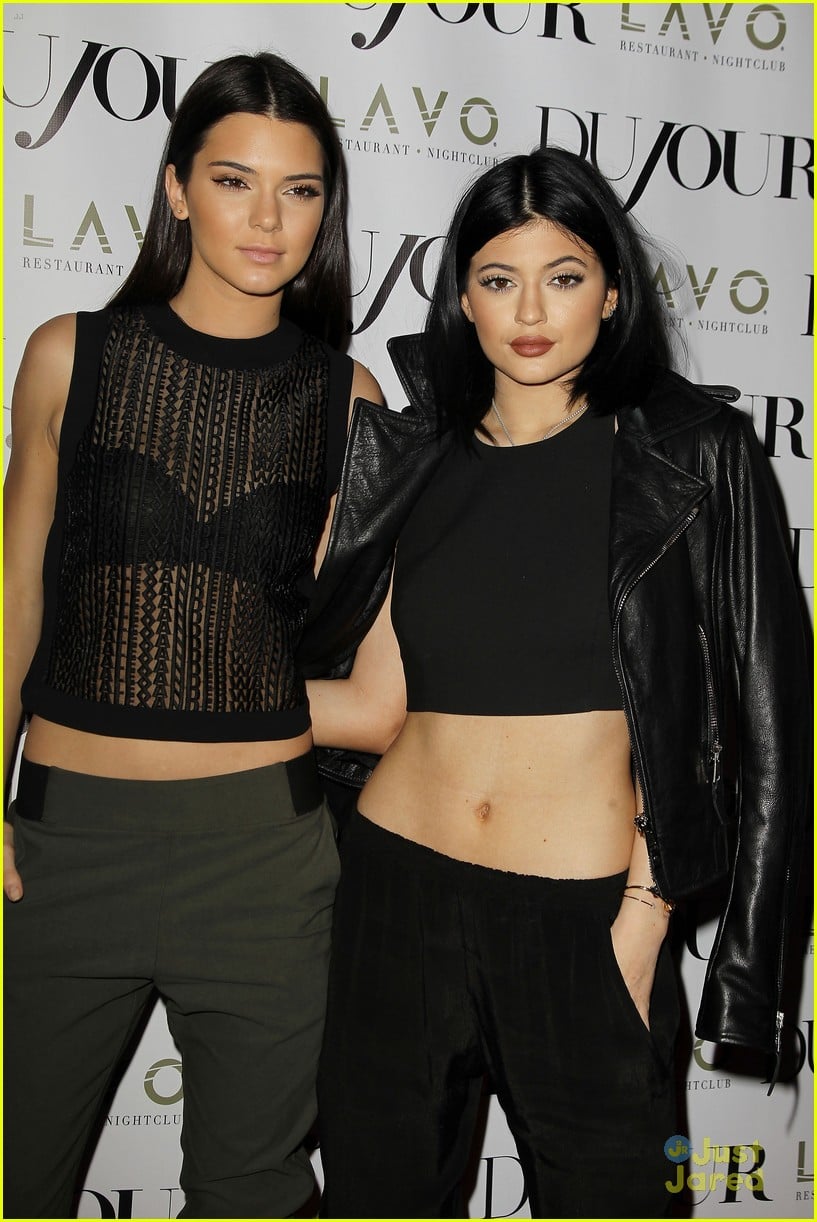 Kendall And Kylie Jenner Show Major Skin At Dujour Mag Party With Gigi Hadid Photo 712015 7358