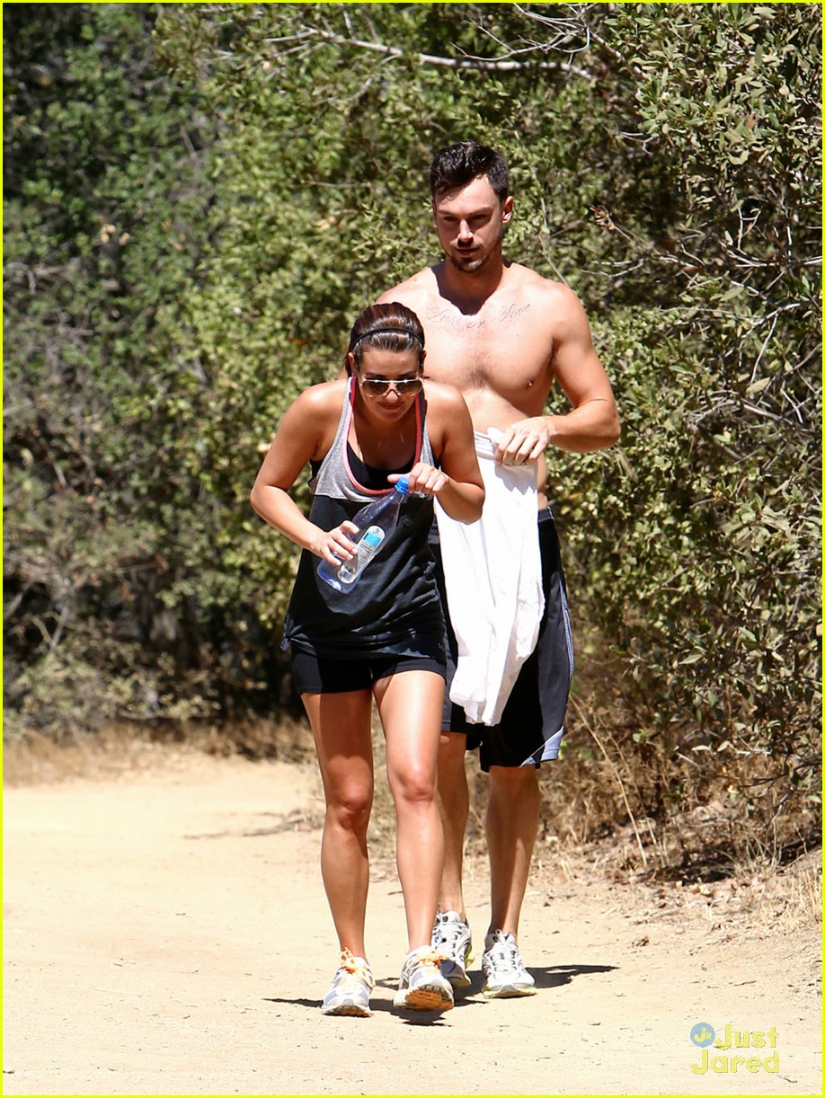 Full Sized Photo of lea michele boyfriend matthew paetz goes shirtless