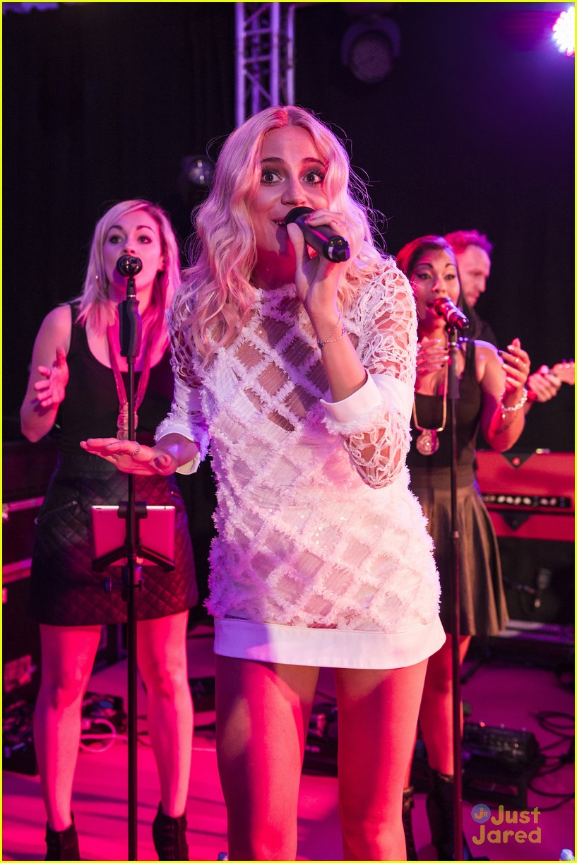 Full Sized Photo of pixie lott outfit switch album launch performance