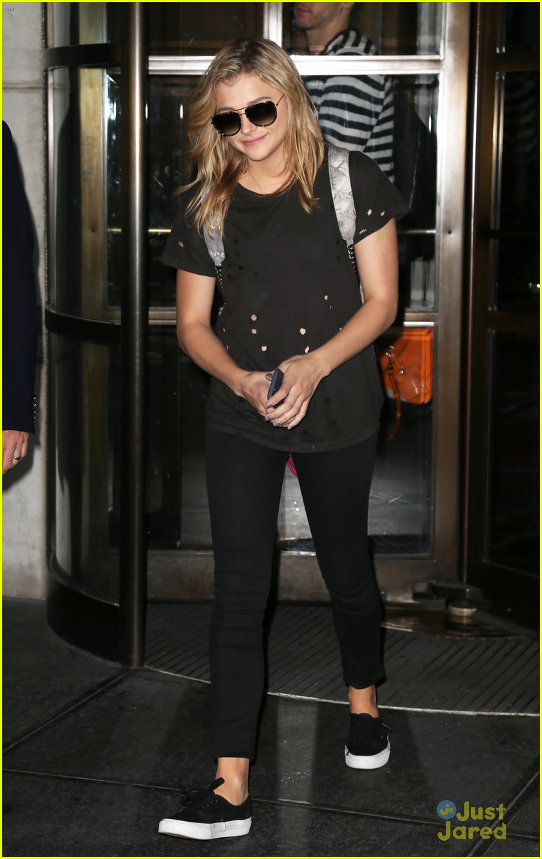 Chloe Moretz Wraps Up Equalizer Promo In Nyc Photo 722705 Photo Gallery Just Jared Jr