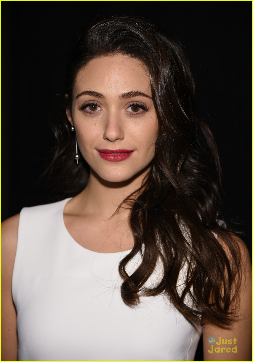 Emmy Rossum Walks 'Project Runway' Catwalk For New York Fashion Week ...