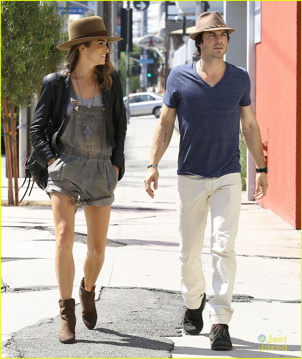 Full Sized Photo of ian somerhalder nikki reed kiss hold hands joans on ...