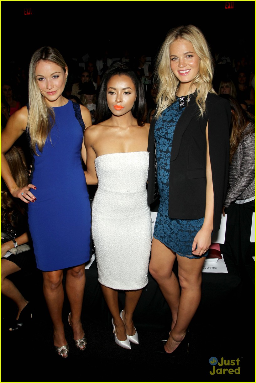 Full Sized Photo of kat graham badgley mischka nyfw 2014 18 | Kat