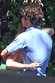leighton meester adam brody share sweet embrace after lunch 03